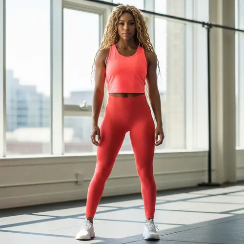 Vibrant Fitness Fashion for Young Black Women