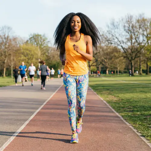Vibrant Fitness Fashion for Young Black Women