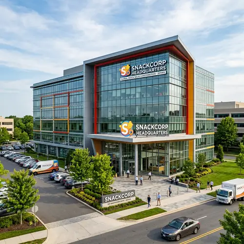 Corporate Building for Snack Sales Company