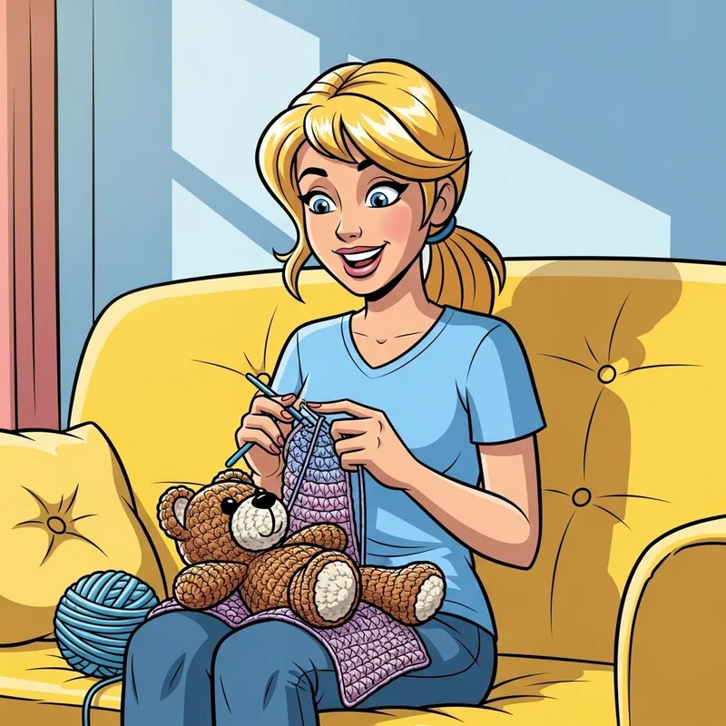 Women Crocheting Teddy Bears: Fun Craft Ideas