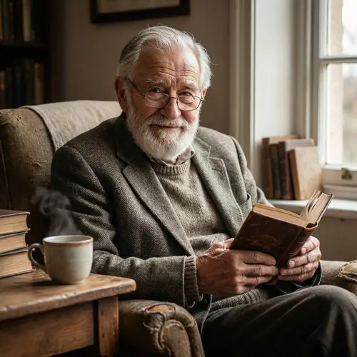 Meet Uncle Aú: The Charming Elderly Man with a Love for Literature