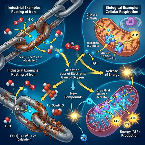 Understanding Oxidation Reactions: Transfer of Electrons and Energy