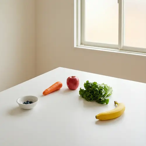 Healthy Eating in Minimalist Style | Fresh Produce on Display