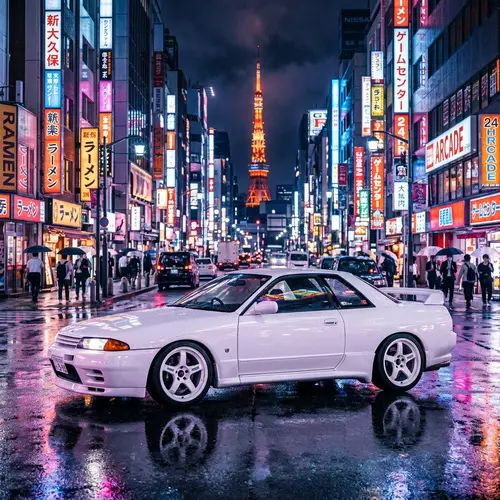 Nissan R32 GTR Skyline: A Cyberpunk Masterpiece