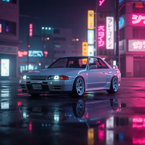 Nissan R32 GTR Skyline: A Cyberpunk Masterpiece