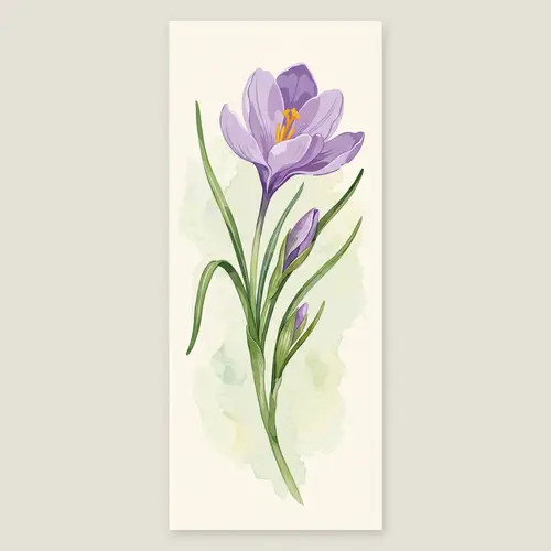 Spring Flower Watercolor Vector Graphic