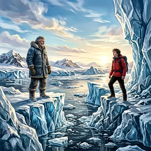 Arctic Iceberg: A Digital Art Journey