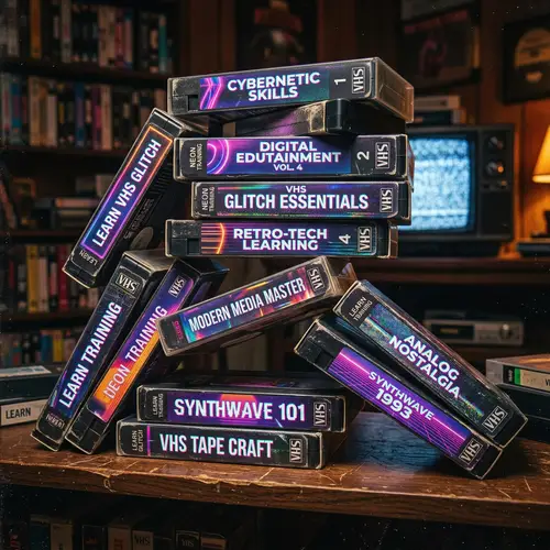 Educational Training Videos in Retro VHS Style
