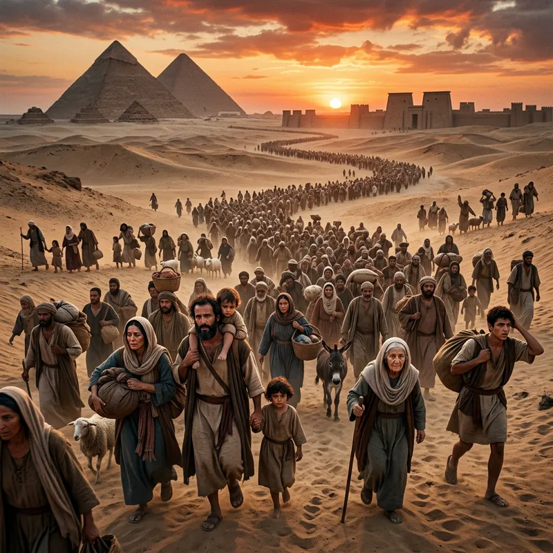 Dramatic Exodus of Israel: Hope & Determination