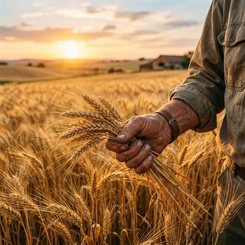 Golden Harvest: A Tribute to Labor and Resilience