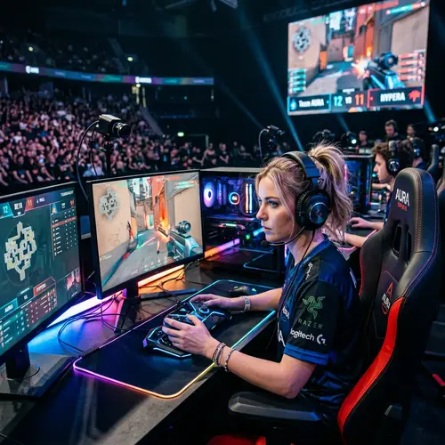 Thrilling Competitive E-Sports with a Skilled Gamer | Website Name