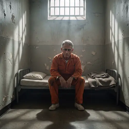 Anthony Fauci's Dramatic Prison Portrait