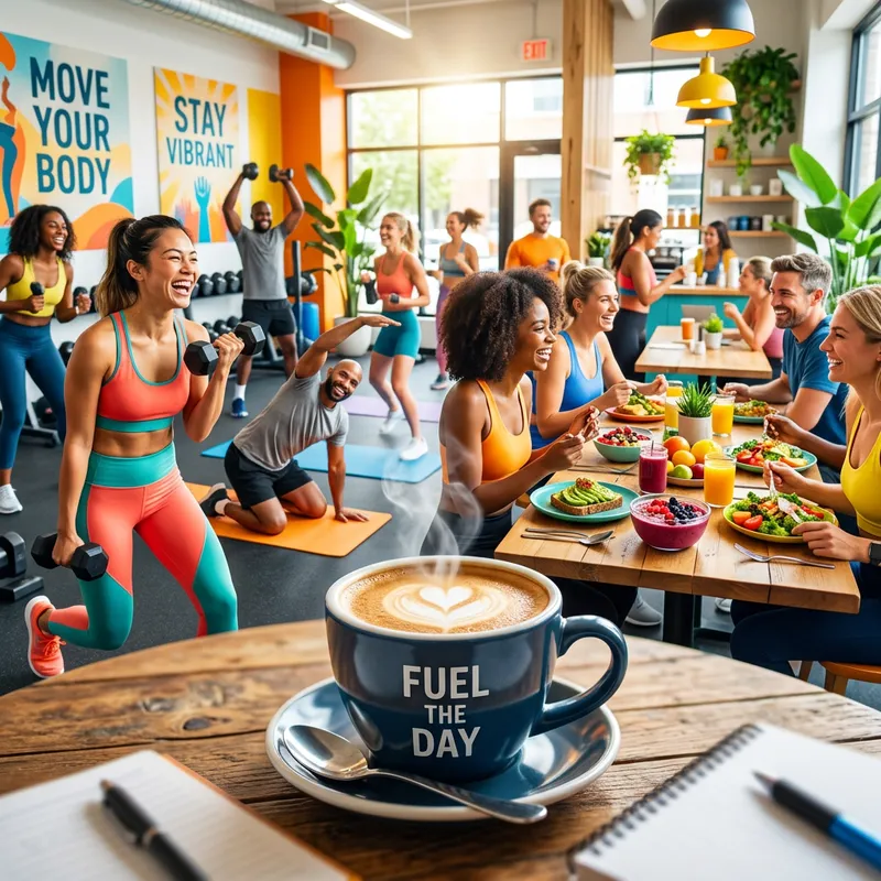 Energizing Coffee & Healthy Living Images