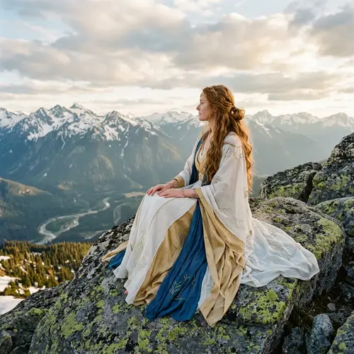 Goddess in the Mountains: Serenity and Power