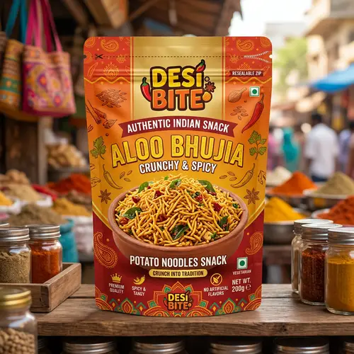 Namkeen Pouch Packaging Design Ideas