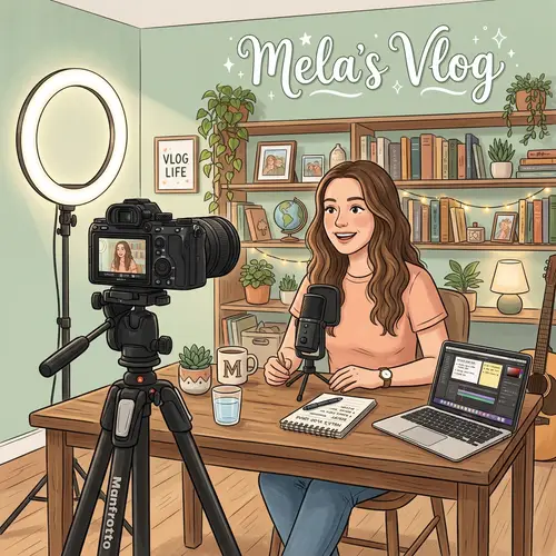 Mela's Vlog: Behind the Scenes of a Lifestyle YouTuber