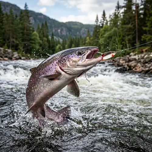 Salmon Striking Spoon Lure Techniques