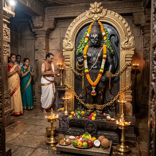 Hanuman Statue, Guarding Jagannath Temple by the Ocean