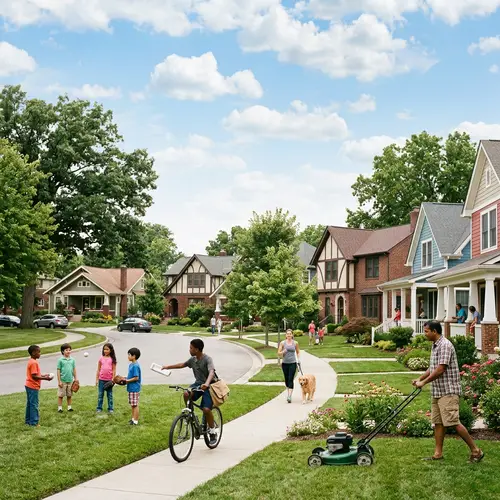 Diverse Suburban Neighbourhood | Community Spirit & Harmony