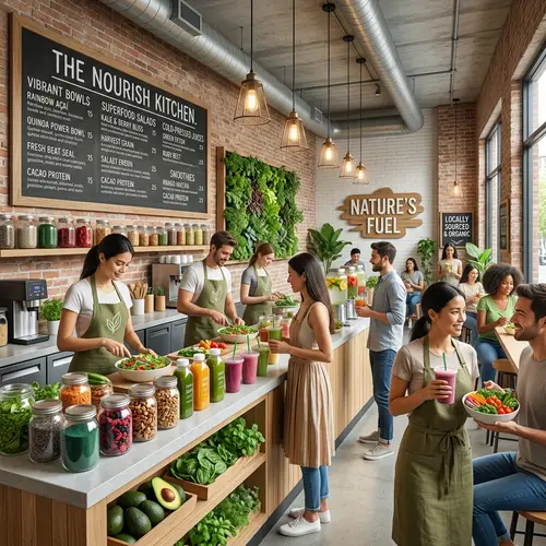 Healthy Food Restaurant Design Ideas