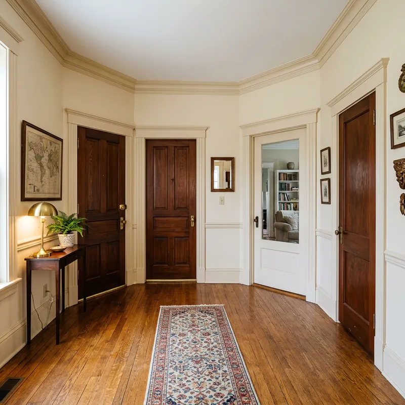 Explore Four Unique Doors in One Room