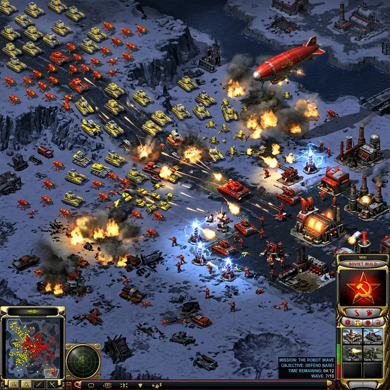 Toughest Red Alert 2 Mission: Robot Wave Challenge Toughest Red Alert 2 Mission: Robot Wave Challenge