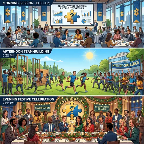 Diverse Company-Wide Event: Unveiling the Mystery Symbol