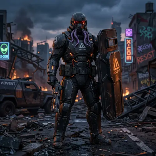 Mind Flayer Advent Soldier Armor in X-COM 2