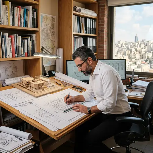 Experienced Middle-Eastern Architect at Work | Architectural Design