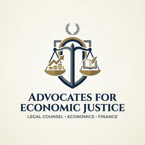 Sophisticated Economic Legal Guidance Logo | Distinguished Lawyer