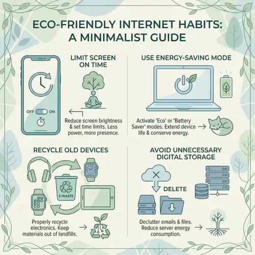 Eco-Friendly Internet Habits: Minimalist Design Guide