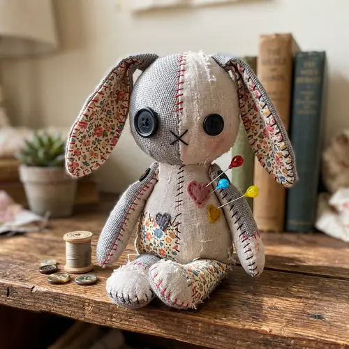 Cute Voodoo Bunny - Adorable Plush Collection