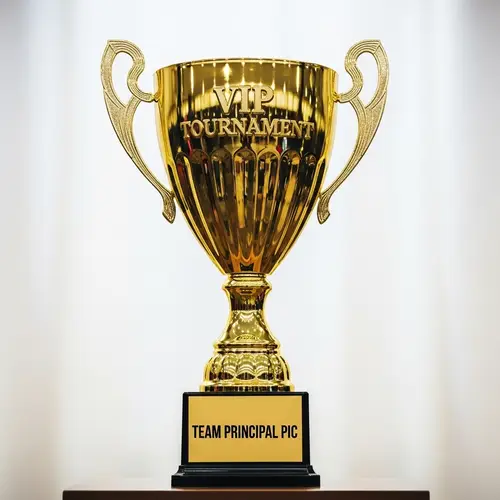 Golden Trophy Cup for VIP Tournament Winners