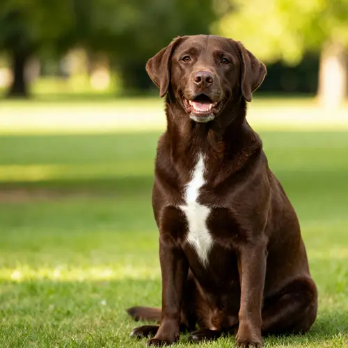 Smiling Labrador Dog - Photorealistic Image