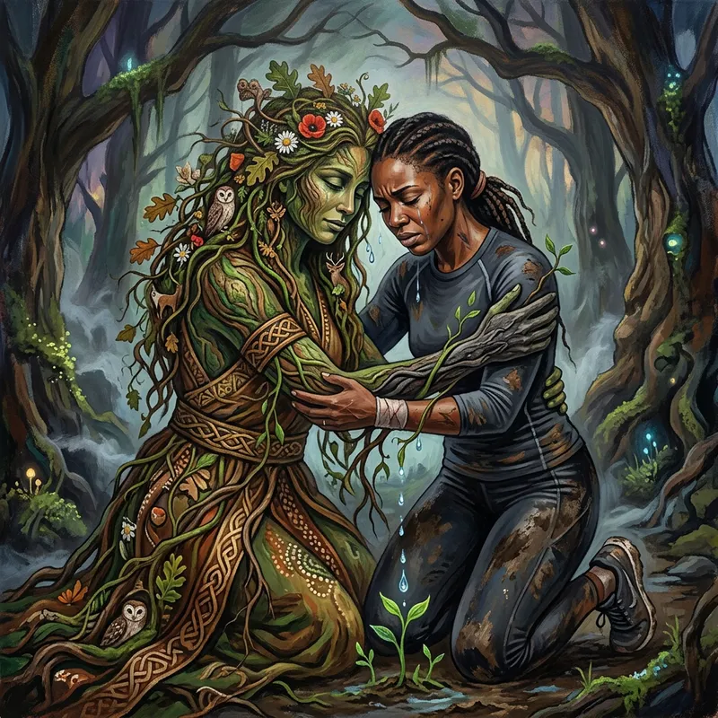 Papatūānuku and Kiri Danielle: Nature-Human Resilience Art