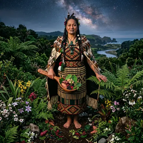 Papatūānuku: Maori Earth Mother Depiction