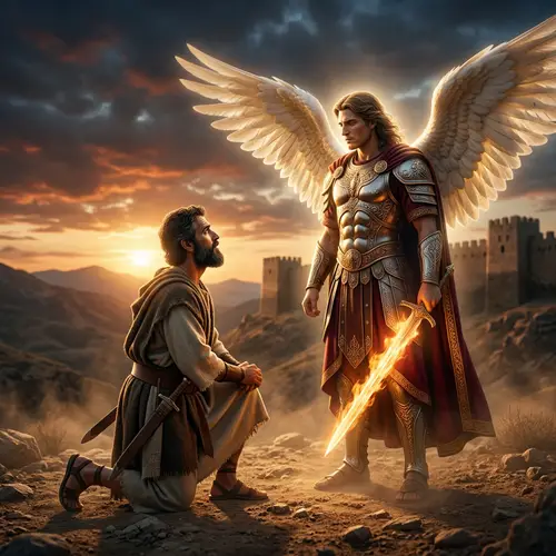 Joshua and the Angel Michael: Biblical Encounter