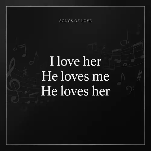 Minimalist Black Music Collection Cover Design