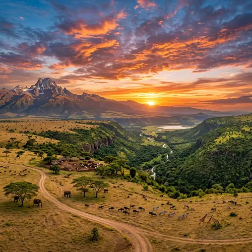 Kenyan Landscapes: Vibrant Colors & Breathtaking Diversity