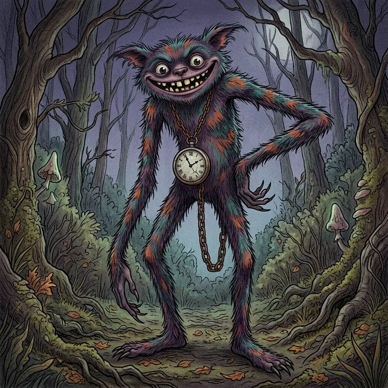 Tall Fuzzy Creature: Imaginative & Eerie Design