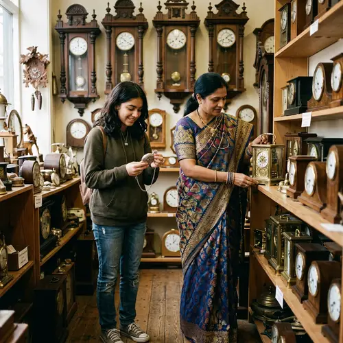 Exploring Vintage Clocks: A Modern Girl with Mom