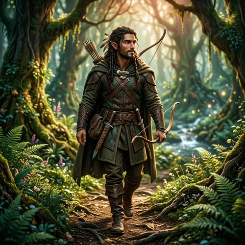 Male Woodland Elf | Adventurer Exploring the World