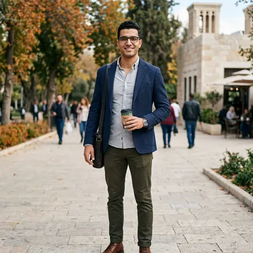 Tall Middle-Eastern Man | Age 30 | Glasses-Wearing