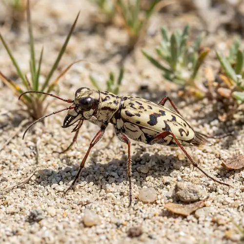 Escabajo Cephalota (Taenidia) dulcinea - Unique Insect Species Display