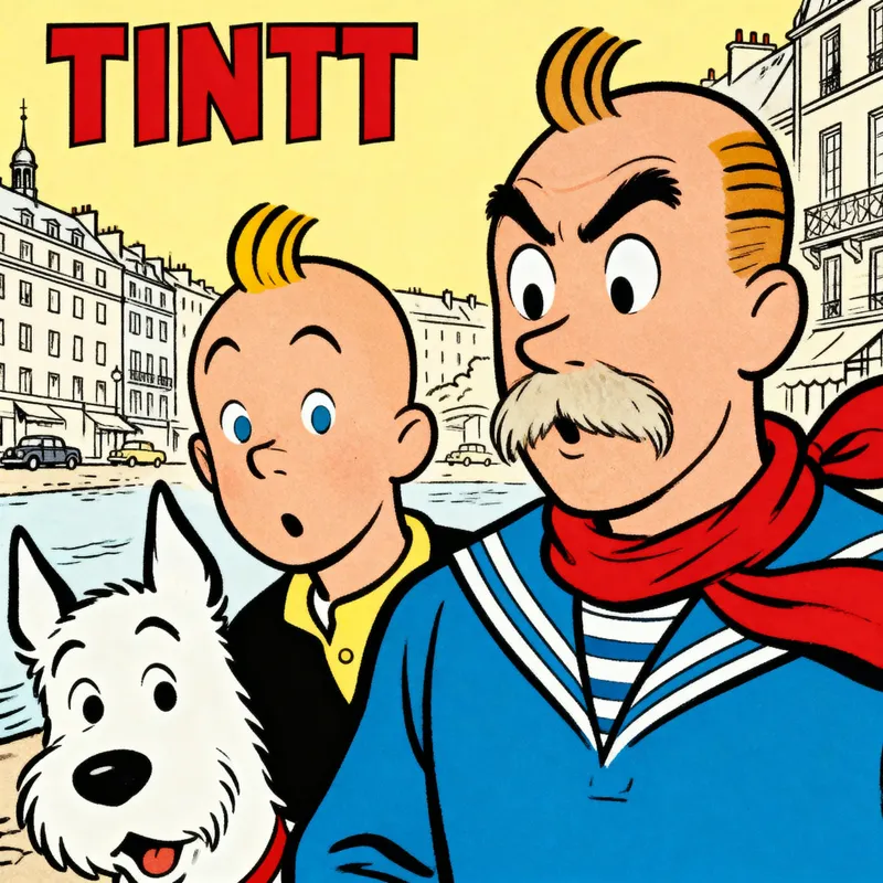 Tintin Style Photo Transformation Service