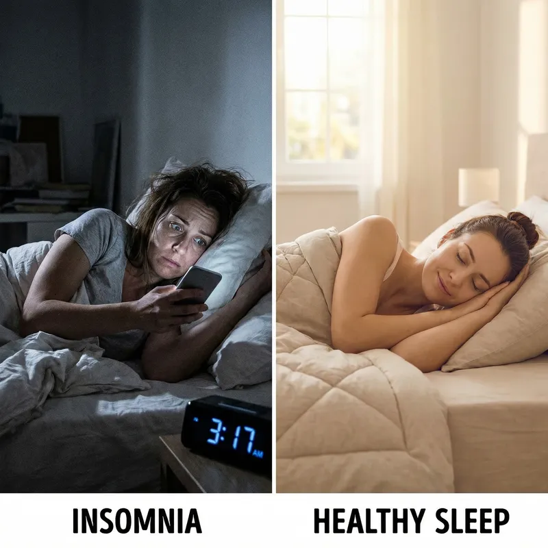 Struggling with Insomnia: A Visual Comparison Struggling with Insomnia: A Visual Comparison