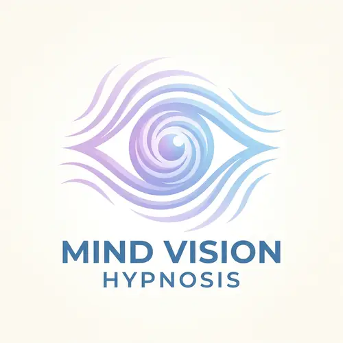 Mind Vision Hypnosis Logo Design | Tranquil Eye Symbol