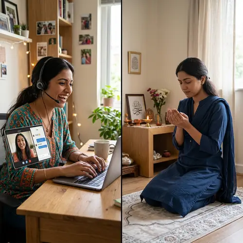 Mia's Online Chat & Prayer: A Balanced Life