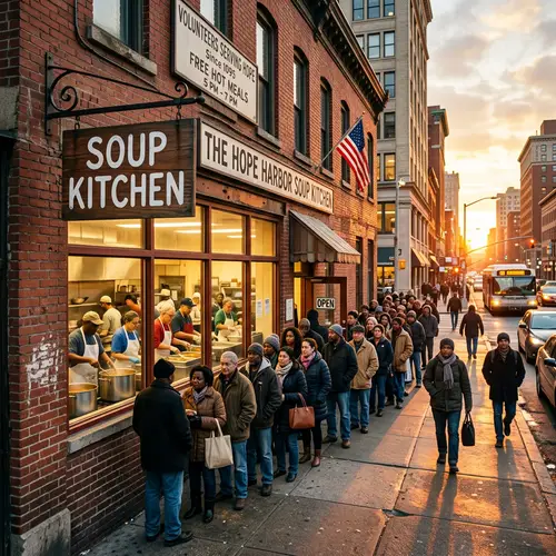 Soup Kitchen in the Heart of the City