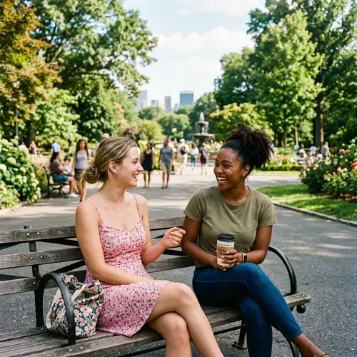 Anna and Mia Enjoying a Day in the Park